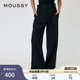 高腰捏褶条纹垂感西装 新品 裤 休闲裤 4121 MOUSSY 010IS631 春季