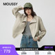 风宽松夹克风衣外套女028IAC30 通勤工装 1071 新品 MOUSSY春季