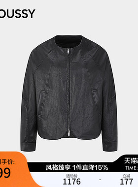 MOUSSY 2026春季新品简约通勤风双头拉链夹克外套女028JSC30-1040