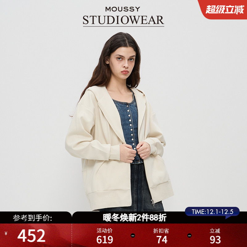 拉链连衣帽MOUSSY美式