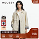 春季 新品 英伦通勤宽松短款 MOUSSY 风衣外套女028ISX30 2841