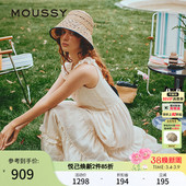 连衣裙028ISA33 MOUSSY 甜美清新荷叶边圆领无袖 新品 1003 夏季