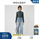 春季 010HSS11 新品 复古风破洞宽松直筒牛仔裤 0270 美式 MOUSSY