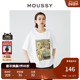 T恤028HSA90 MOUSSY 0671 美式 复古海报印花休闲短袖 春季 新品