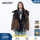 羽绒服028JSC30 MOUSSY 复古风毛领鹅绒保暖短款 新品 1066 2026春季