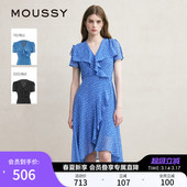 3031 度假风不规则茶歇裙连衣裙028ISZ30 MOUSSY春季 法式