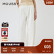 010HSS11 MOUSSY 0630 简约通勤风慵懒感阔腿裤 牛仔裤 夏季 新品