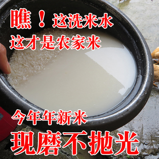 江西吉安农家自种大米不抛光长粒香2025年新米不打腊乡下晚米10斤