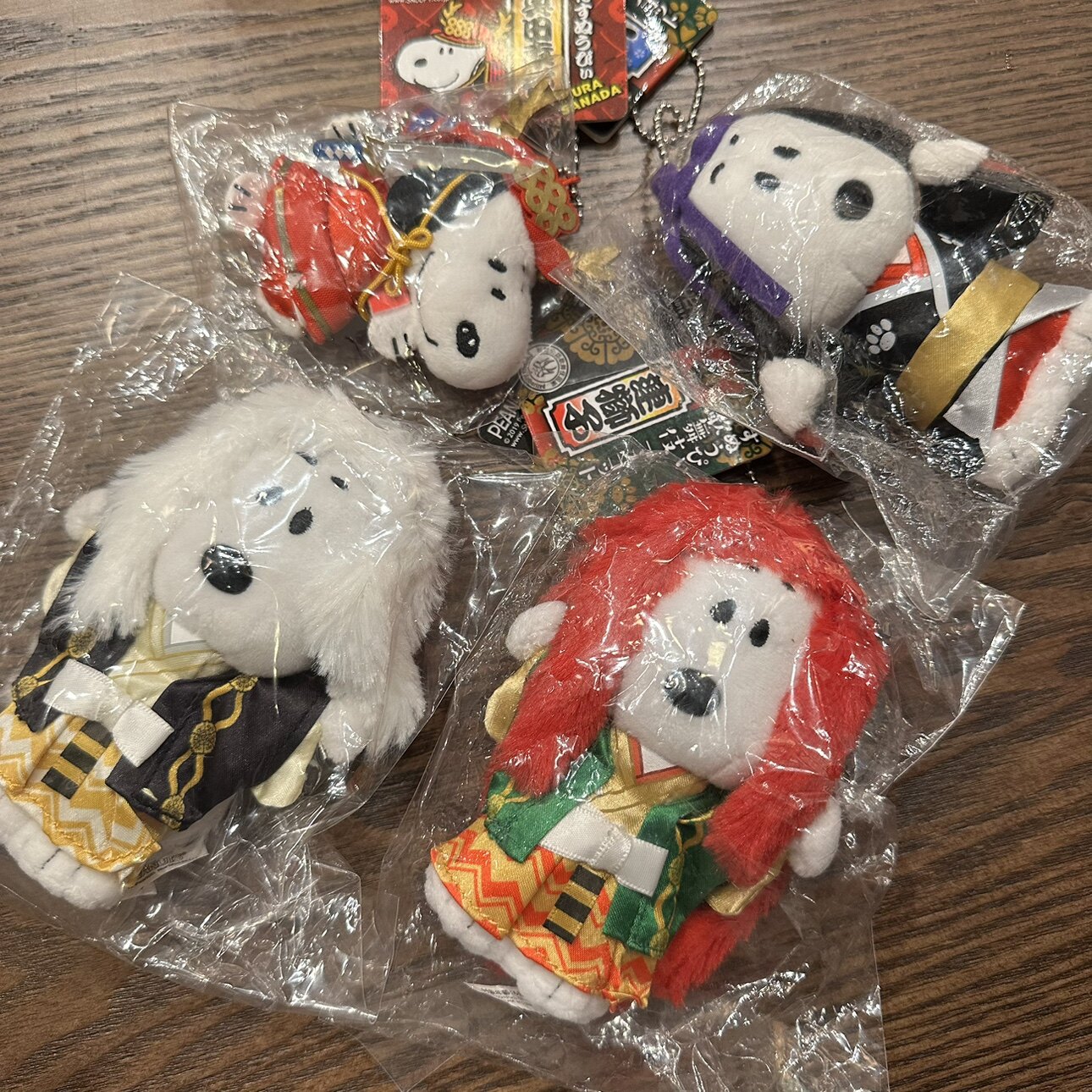 现货日本正品史努比snoopy京都歌舞伎连狮子武士玩偶挂件公仔包挂