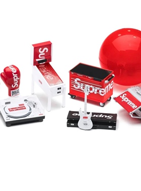 现货 日本Supreme 25Fw Bandai联名款盲盒潮流配件迷你模型 扭蛋