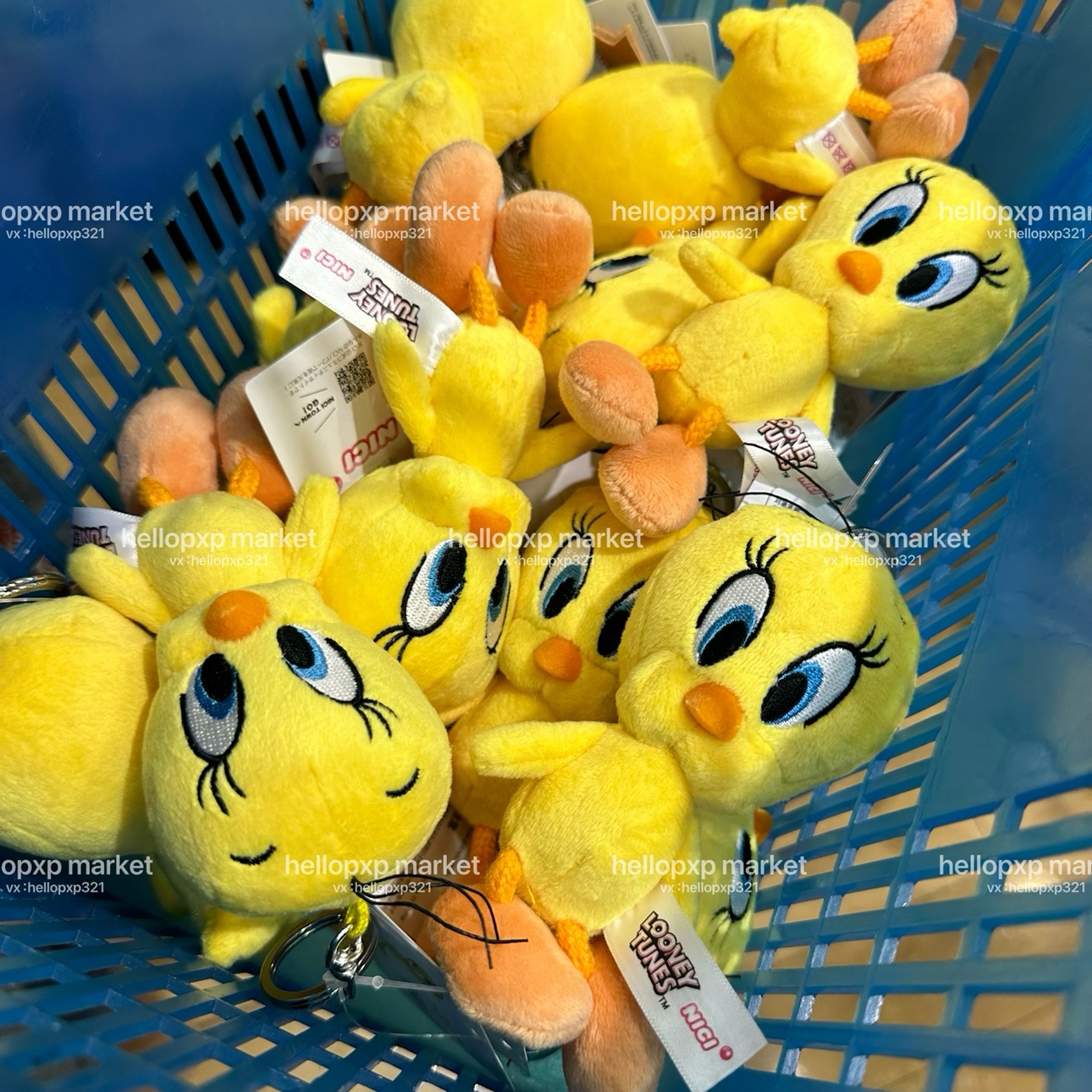 现货 日本正品Tweety Bird翠儿崔弟公仔玩偶毛绒包挂件吊饰钥匙扣