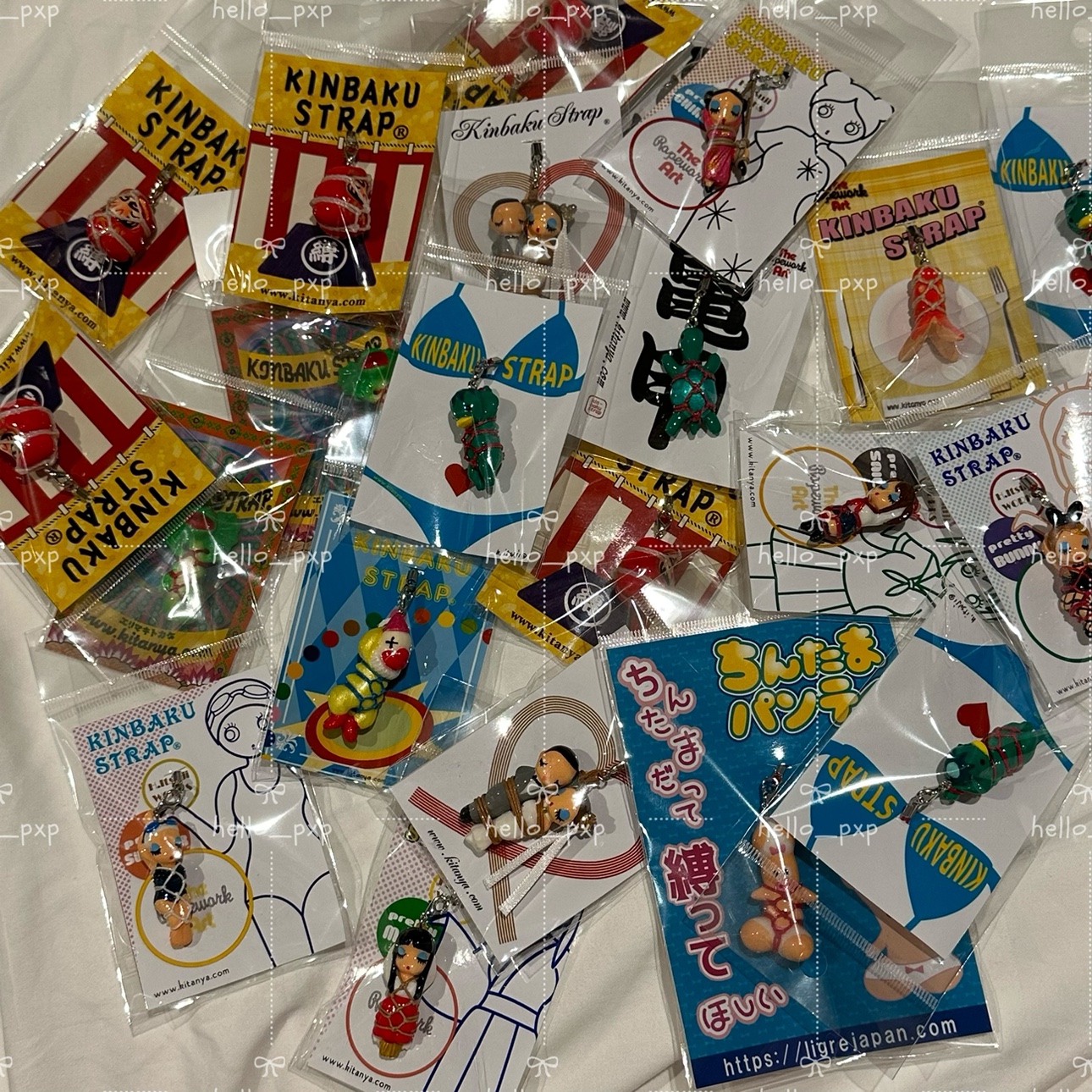 现货 日本采购小众卡通捆绑系列可爱挂件手机吊饰钥匙扣papa吊坠