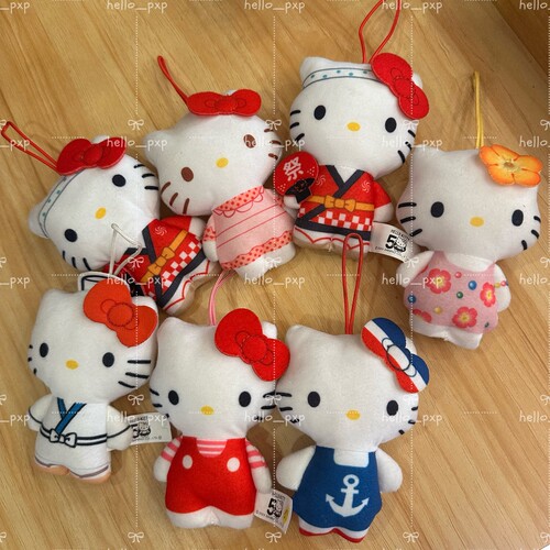 现货 50周年限定日本麦当劳联名HELLO KITTY 毛绒挂件玩偶