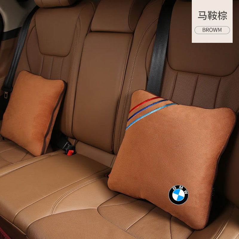 宝马汽车抱枕被子3系x5新x7多功能靠垫空调两用冬款车载抱枕被子