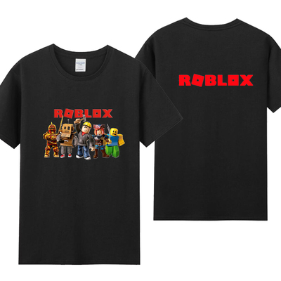在线3D创意社区沙盒游戏罗布乐思roblox短袖T恤青少年学生衣服棉