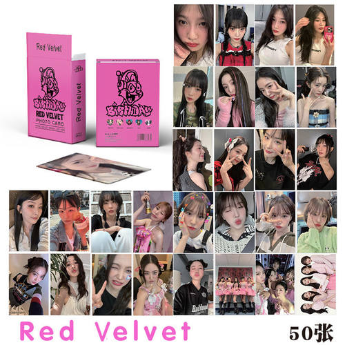 RedVelvet专辑小卡红贝贝镭射卡