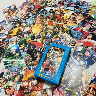 海贼王星光镭射小卡航海王路飞索隆动漫周边55张拍立得收藏卡闪卡