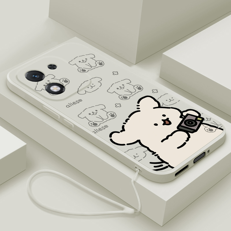 液态硅胶软壳 镜头全包 卡通个性