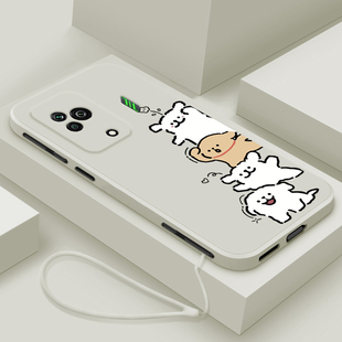 适用黑鲨5手机壳5RS新款黑鲨4pro液态硅胶软壳小米黑鲨4s镜头全包防摔3pro保护套3s游戏散热男女生卡通招手狗