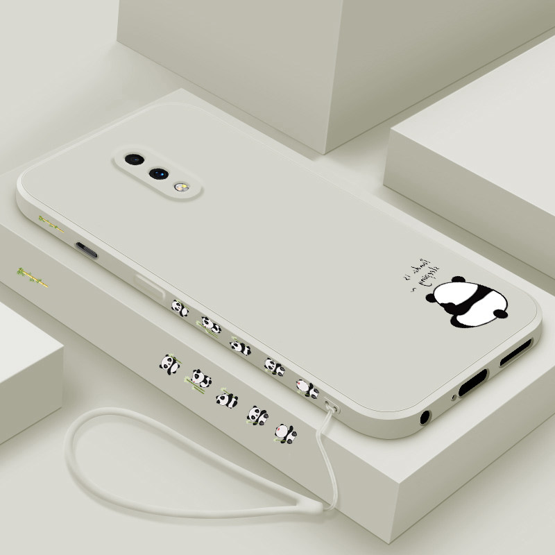 适用一加7手机壳7t新款oneplus7pro液态硅胶软壳7tpro男女生por一加6镜头全包防摔1+5t保护套创意潮卡通熊猫