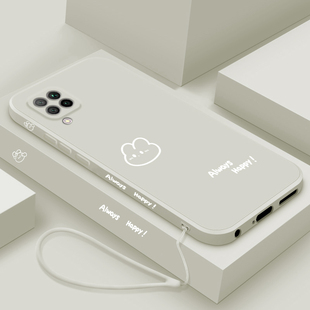 AL10卡通外壳开心兔 JNY 适用华为nova6手机壳新款 nova6se液态硅胶软壳5G男女生4G镜头全包防摔保护套创意时尚