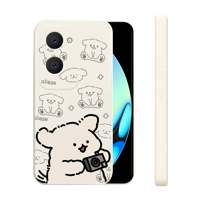 适用vivoy37手机壳新款vivo y37m液态硅胶软壳丫37镜头全包防摔超薄保护套5G潮男女生viv0卡通可爱外壳拍照狗