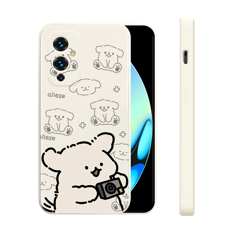 适用一加9手机壳新款1+9pro液态硅胶软壳pr0男女生oneplus9R镜头全包防摔1十9RT超薄保护套卡通可爱外拍照狗