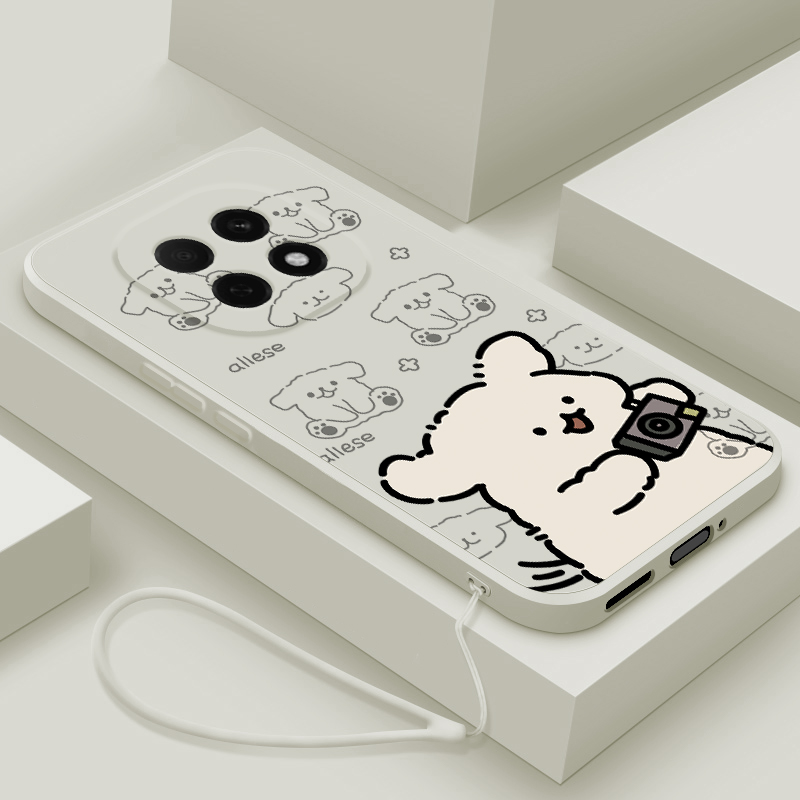 适用oppoA5手机壳5G新款oppo a5活力版液态硅胶软壳PKQ110镜头全包防摔保护套PKV潮男女生创意卡通可爱拍照狗