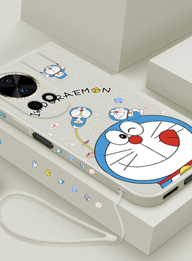 适用华为nova12手机壳新款nova12pro液态硅胶保护套nova12ultra全包边防摔软壳活力版男女fin-al60外壳蓝胖子