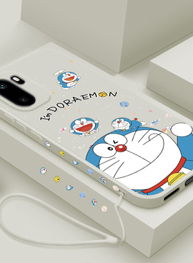 适用一加Ace6手机壳新款1+Ace6T液态硅胶软壳oneplus镜头全包防摔保护套十男女生oppo网红卡通时尚外壳蓝胖子