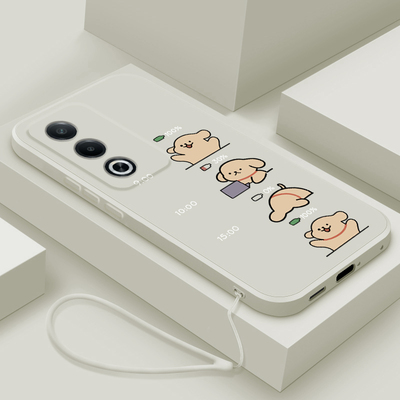 适用oppoA3x手机壳新款oppo A3活力版液态硅胶A3pro软壳A3 5G镜头全包A3i防摔A3iplus保护套男女生卡通上班狗