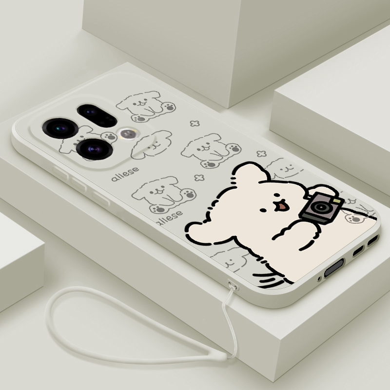 液态硅胶软壳 镜头全包 卡通个性