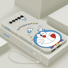 适用魅族17手机壳新款Meizu17pro液态硅胶保护套16th个性16thplus镜头全包防摔软壳16spro卡通pr0外壳蓝胖子