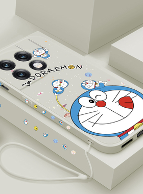 适用一加Ace2手机壳新款1+ace2V液态硅胶保护套十男女潮牌oneplusAce2pro镜头全包防摔软壳pr0卡通外壳蓝胖子