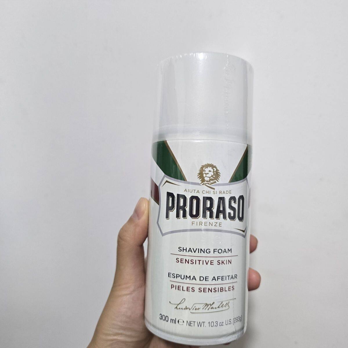 PRORASO帕拉剃须泡沫意大利进口刮胡子300ML白色燕麦