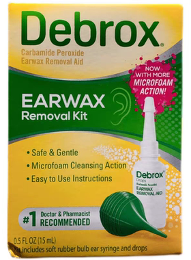 现货美国原装debrox耳垢软化清理剂套装15ml美国医生推荐