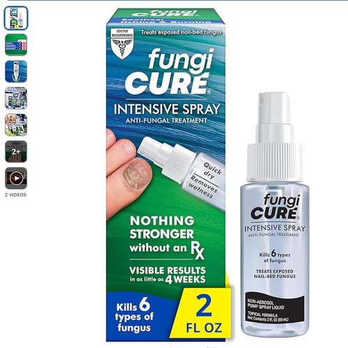 美国Fungi Cure 灰*指甲液 脚*气水  喷雾30ml  60ml