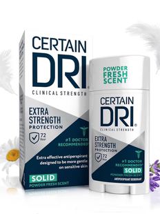 Certain Dri 腋下止汗膏干爽持久去异味便携清香无刺激孕妇可用