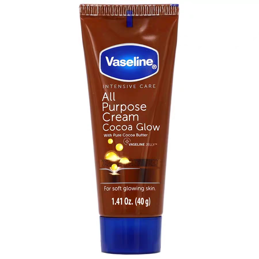 美版原装Vaseline凡士林cocoa glow可可油 润肤霜滋润光泽40g