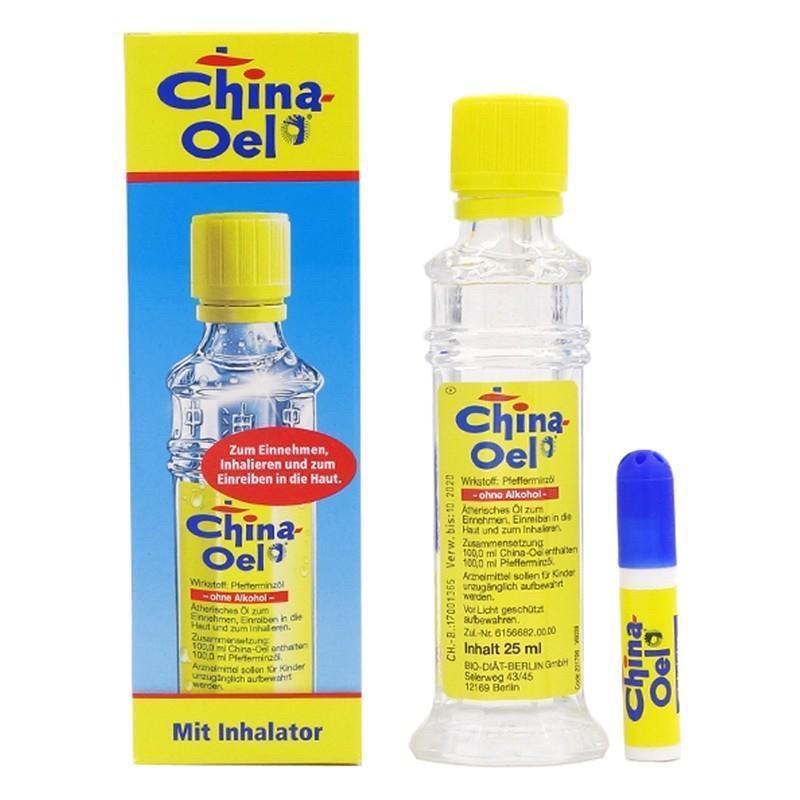 保质期2026年 德国原装china oel百灵油 薄荷万用油 25ml/瓶