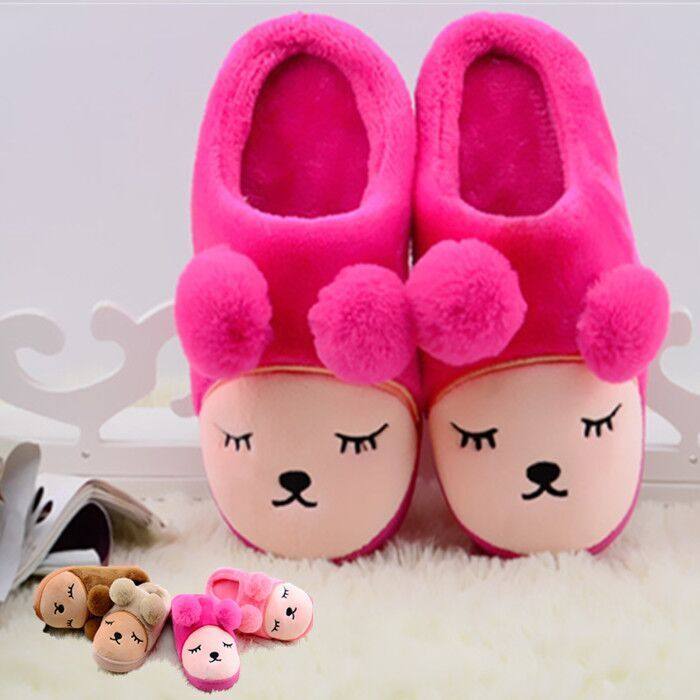 Pantoufles enfants en suède pour hiver - semelle tendon - Ref 1010290 Image 1