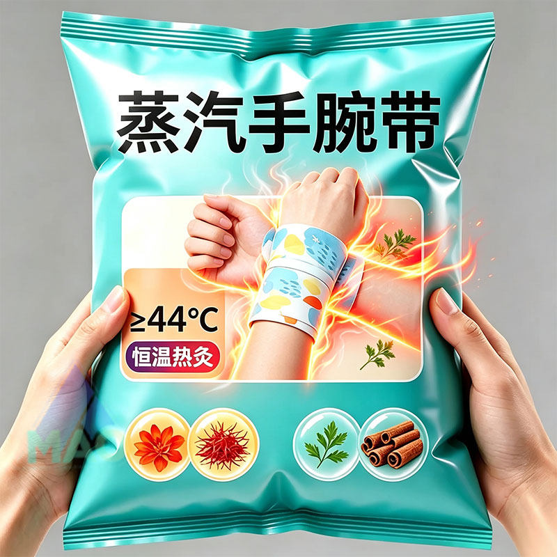 蒸汽草本热敷手腕带缓解酸痛