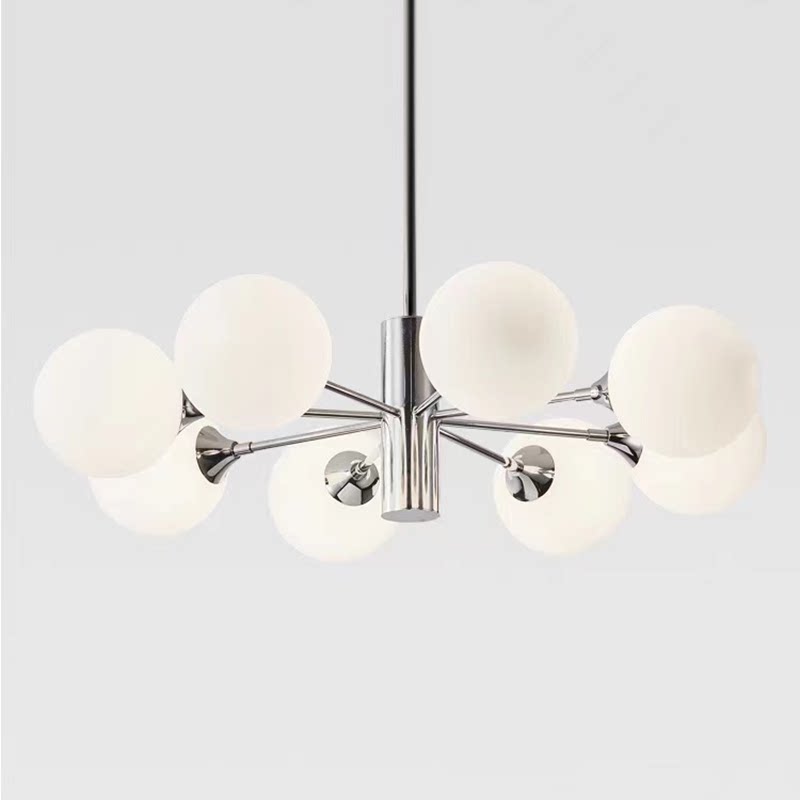 2023新款奶油风中古魔豆吊灯包豪斯北欧复古客厅卧室书房中山灯具