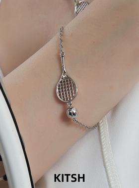 KITSH 网球拍手链女原创设计小众轻奢运动风饰品高级情侣礼物手饰