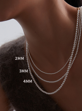 KITSH 珍珠项链女S家极光baby珠小米珠轻奢小众2025新款爆款颈链