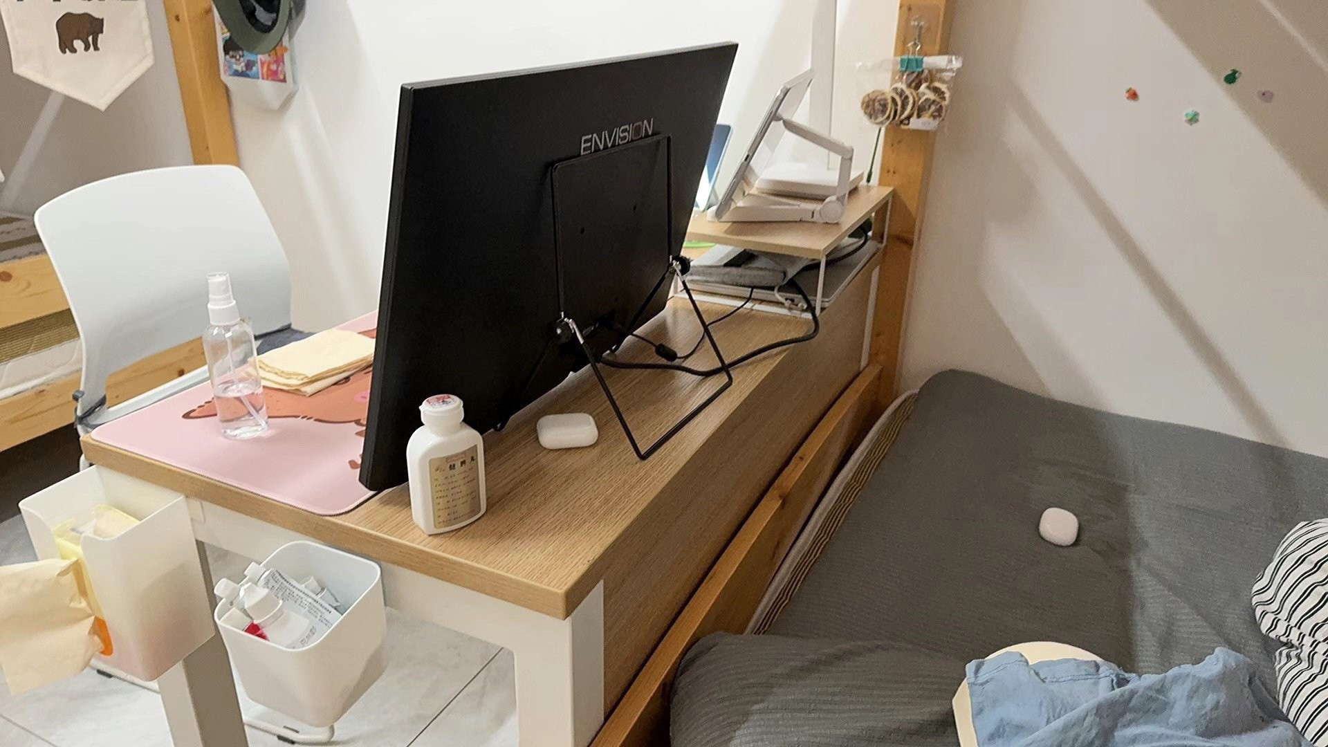 23.5寸电脑屏幕支架加大便携显示器支架点屏测屏支架20寸金属支架