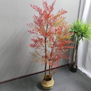 仿真植物2米大型南天竹盆栽仿生绿植盆景假树造景客厅家居大型树