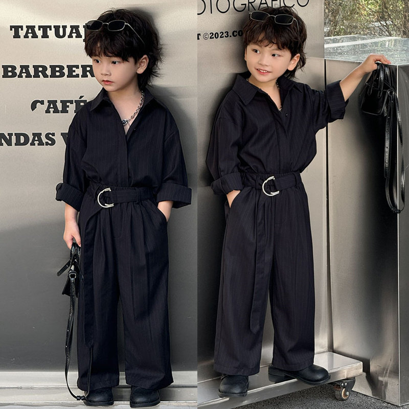男童春装套装痞帅炸街衣服韩版潮