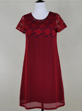 台湾品牌专柜正品折扣高端女装京华采夏季新款宽松连衣裙71876H