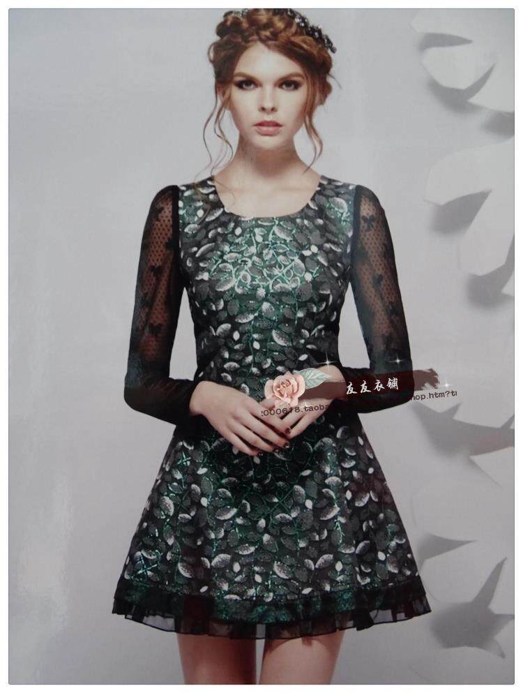 台湾品牌专柜正品女装断码清仓折扣可婕春秋款时尚连衣裙8071h台